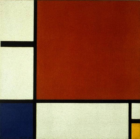Composition II in Red Blue and Yellow